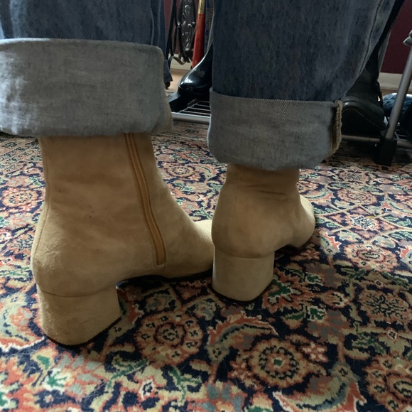 Italian Suede Ankle Booties - Picture 5 of 6